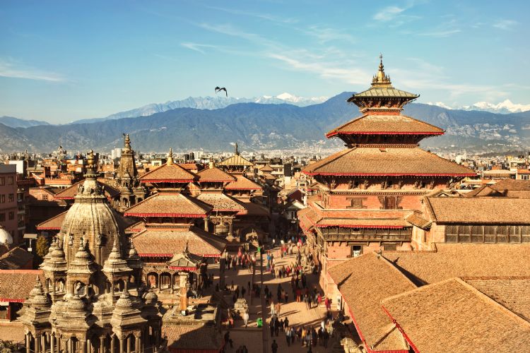 Place du Darbâr à Patan