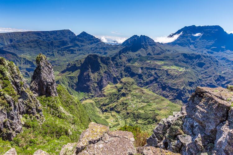 Cirque de Mafate depuis le belvédère du Maïdo