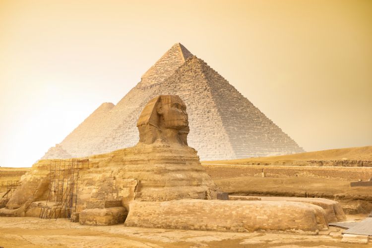 Le Sphinx et les pyramides de Gizeh